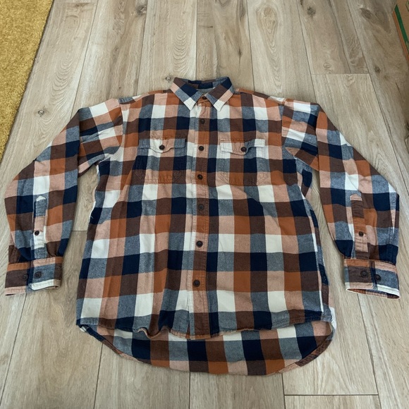 Orange flannel - Picture 1 of 3